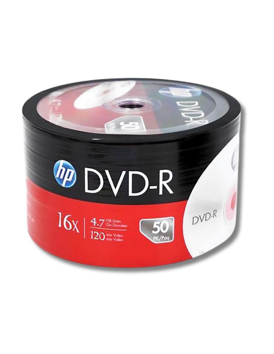 Dvd-r hp "de" 50 "piezas"