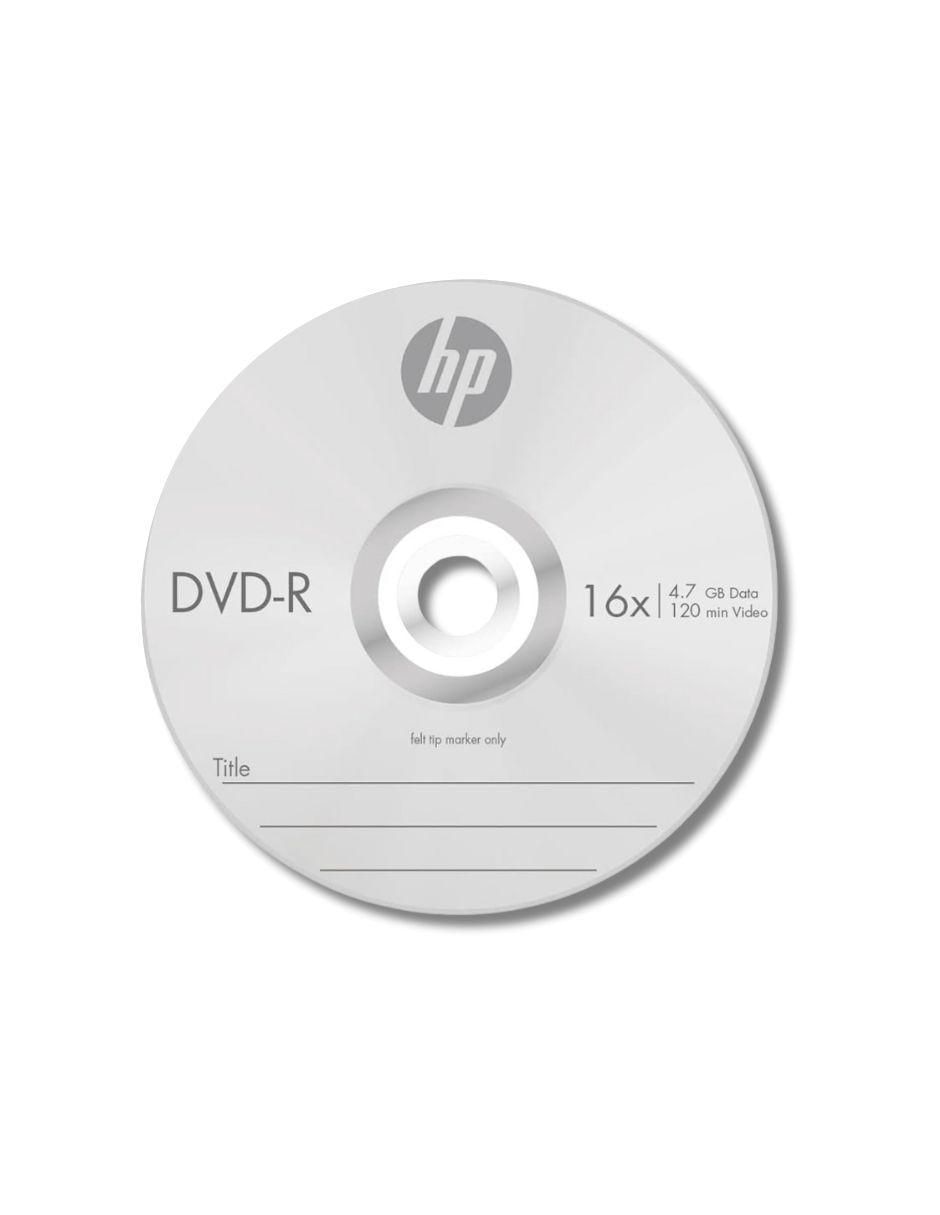 Dvd-r 'de' 50 'piezas'