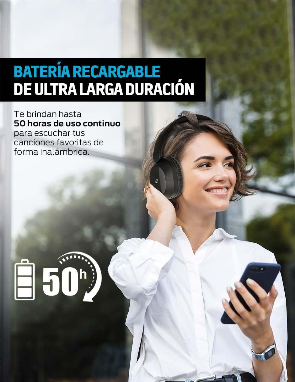 Audífonos Over-Ear BT5.3 alámbricos e inalámbricos con cancelacion de ruido 3