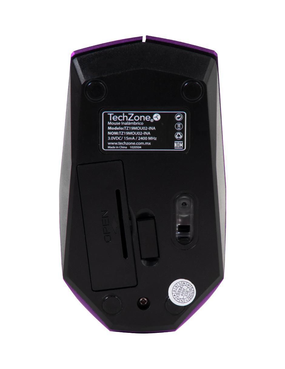 Mouse Gamer Inalámbrico Techzone prisma quartz tz20mou02-ina