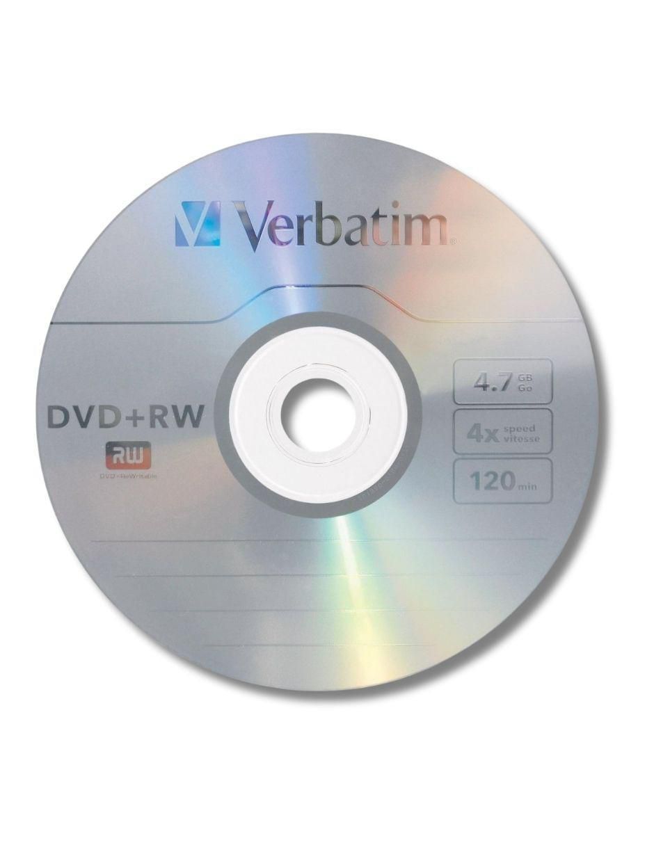 DVD+RW Verbatim de 30 piezas