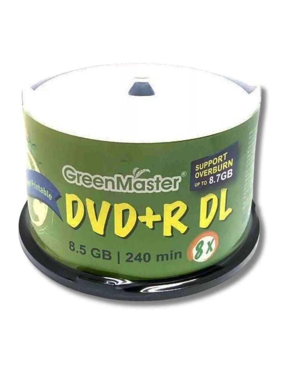 DVD+R DL de 50 piezas