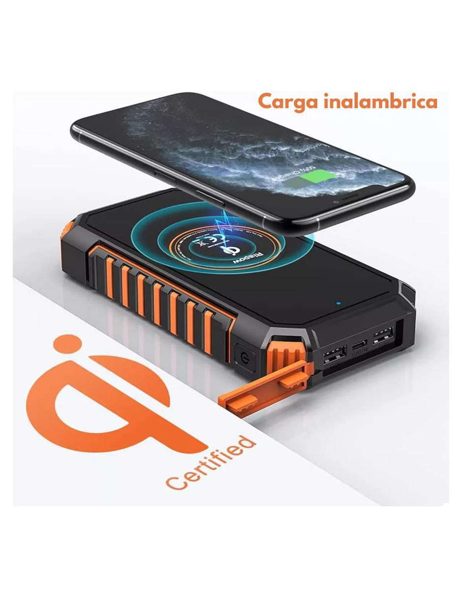 Batería portátil 20000 mAh Solar Blast Pro Batería portátil 20000 mAh Solar Blast Pro