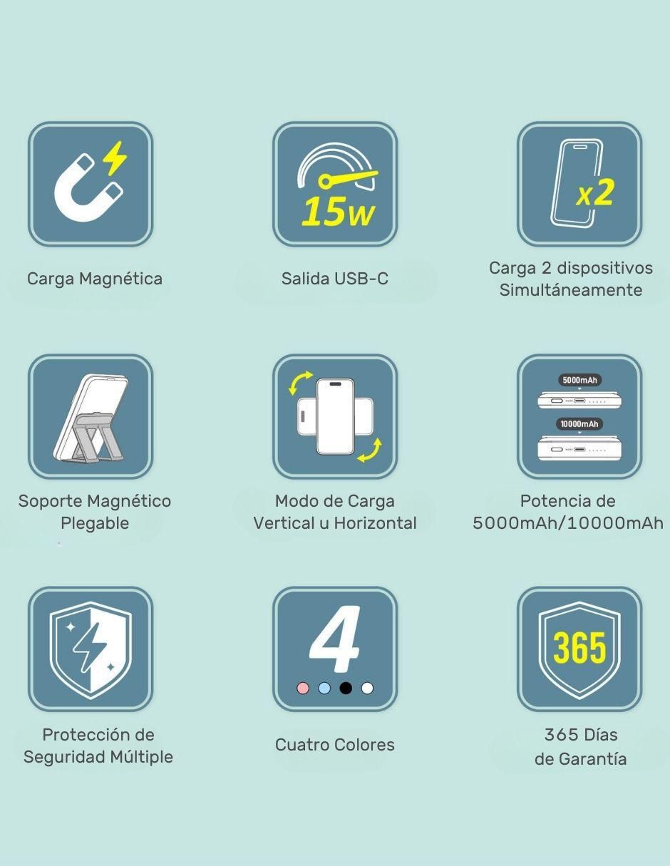 Batería portátil 5000 mAh CS5 3