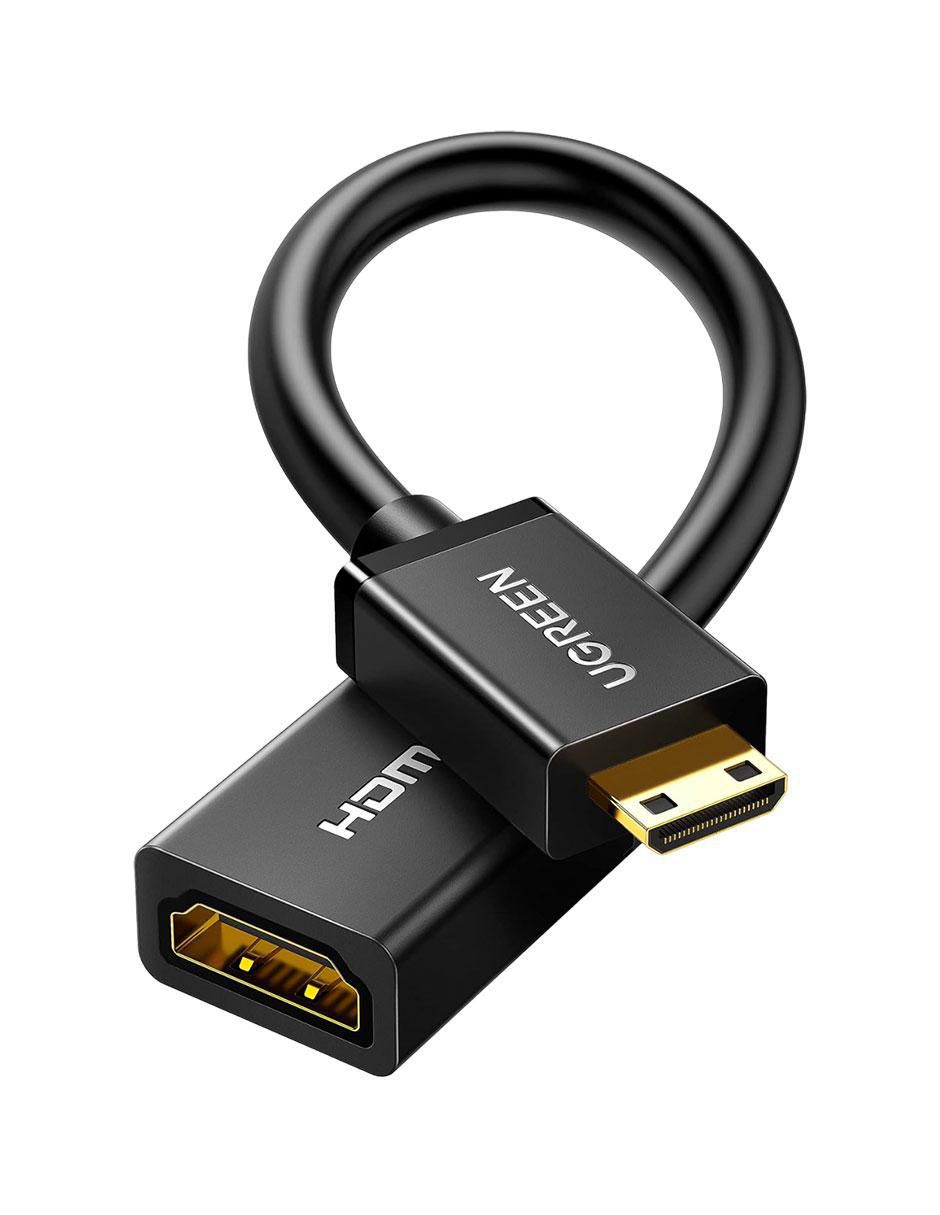 Cable mini HDMI Ugreen a tipo HDMI 4K de 22 cm