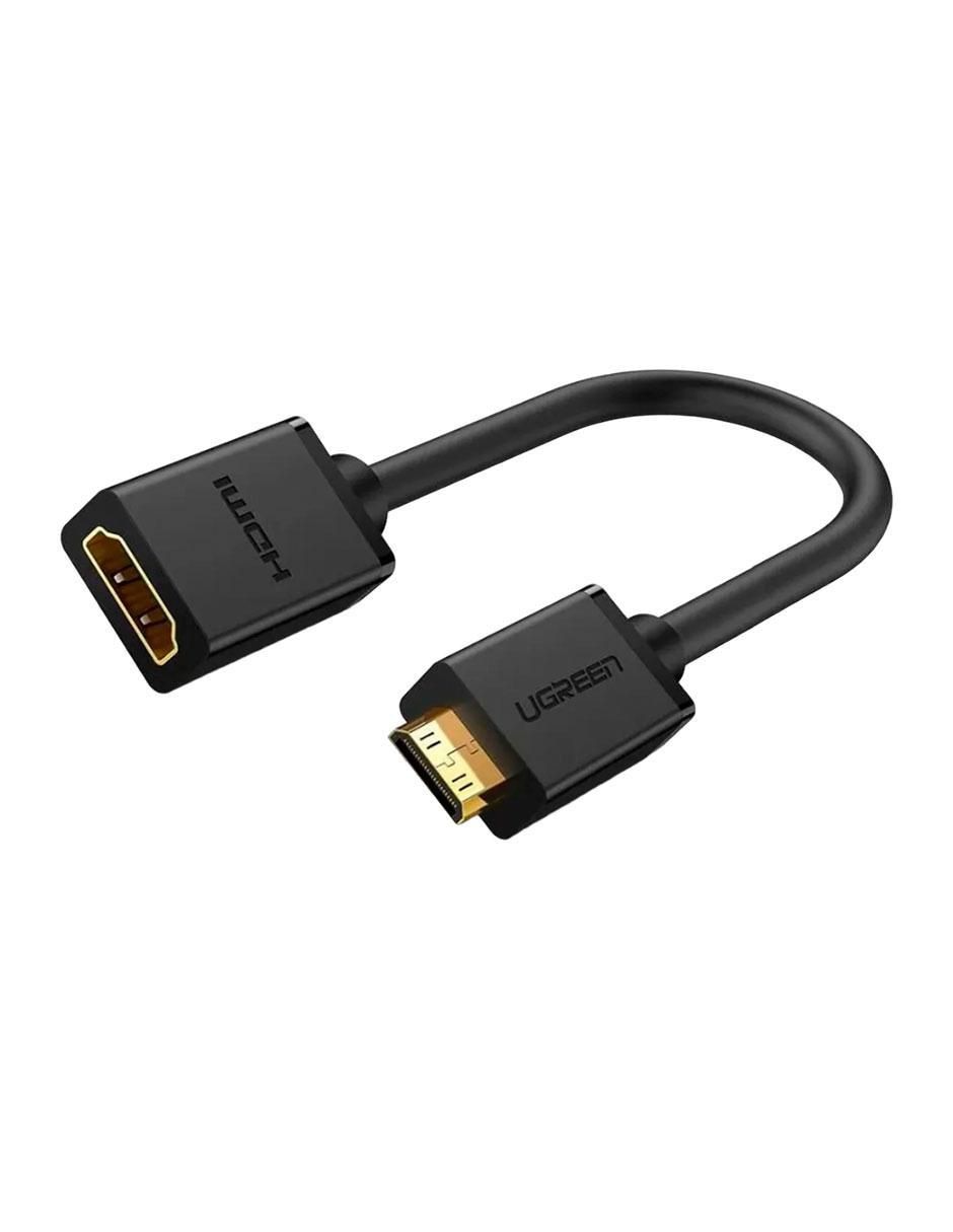 Cable mini HDMI Ugreen a tipo HDMI 4K de 22 cm