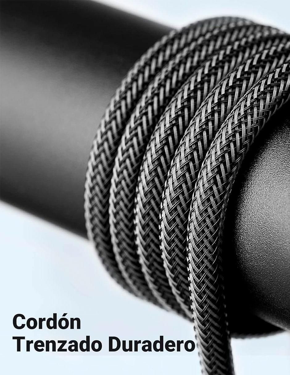 Cable auxiliar 6.35 mm a tipo auxiliar 3.5 mm de 2 m