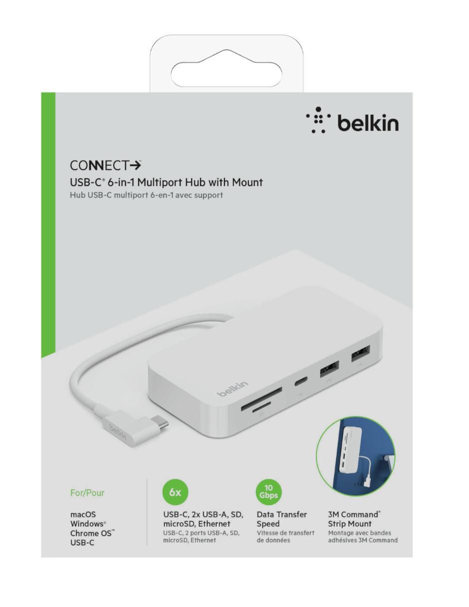 Hub INC011TTWH de 6 Salidas 6