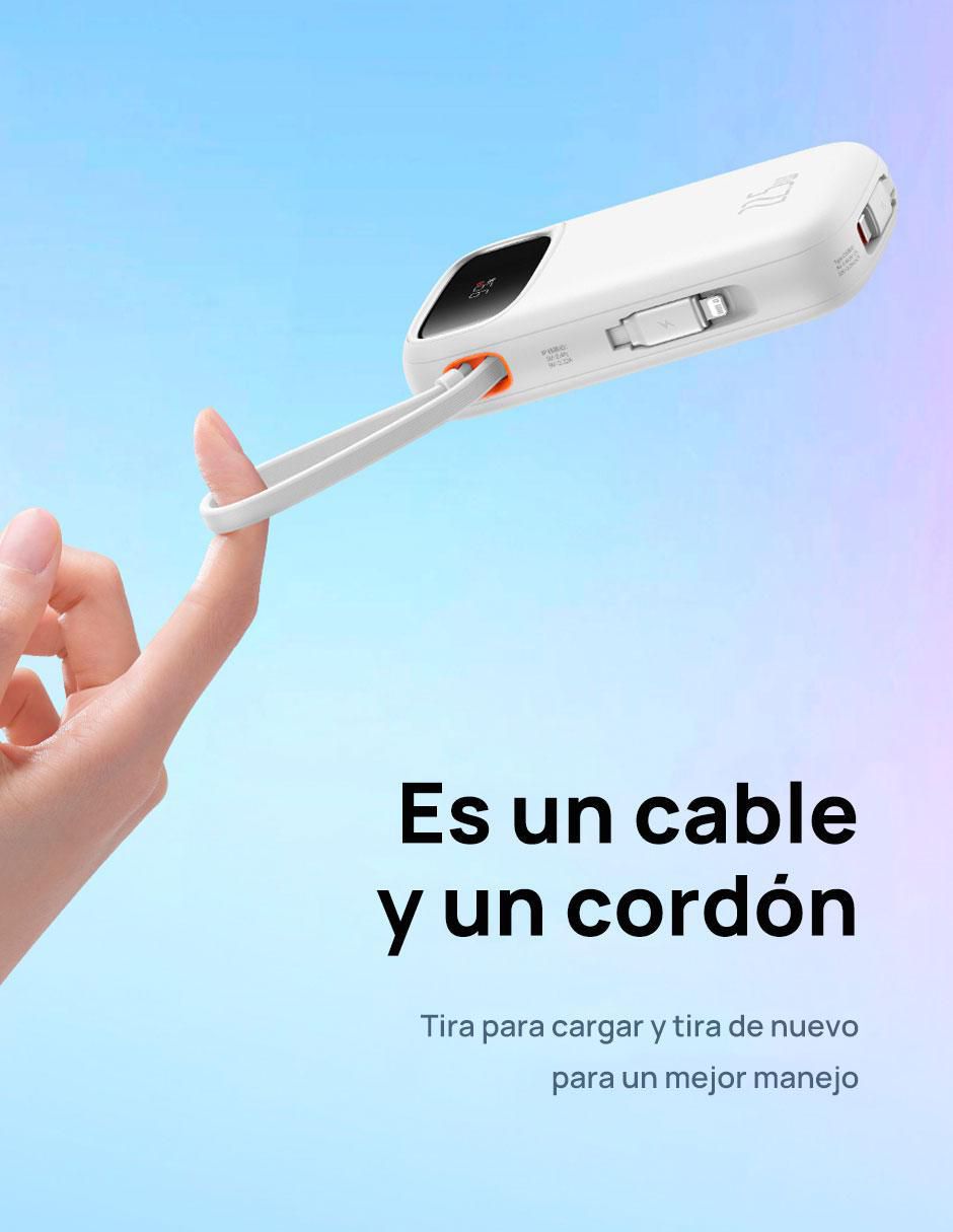 Batería portátil 10000 mAh Qpow2 Dual 5