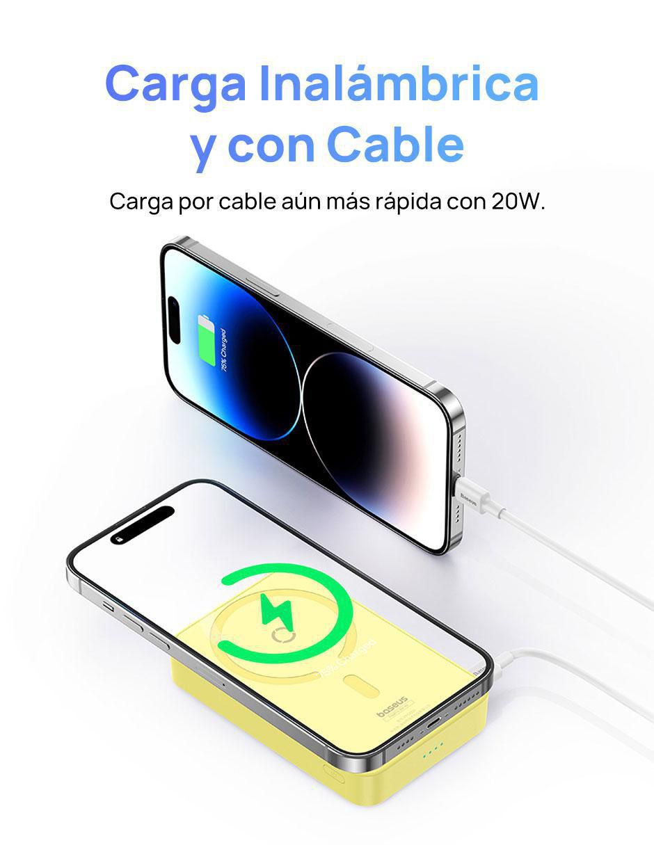 Batería portátil BASEUS 5000 mAh
