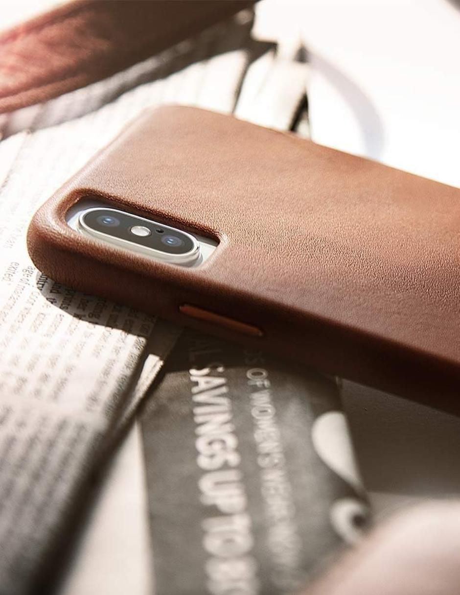 Funda para iPhone XS Max de piel