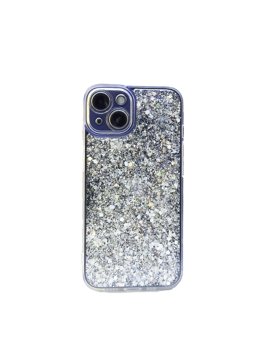 Funda para iPhone 14 Glitter de plástico 1