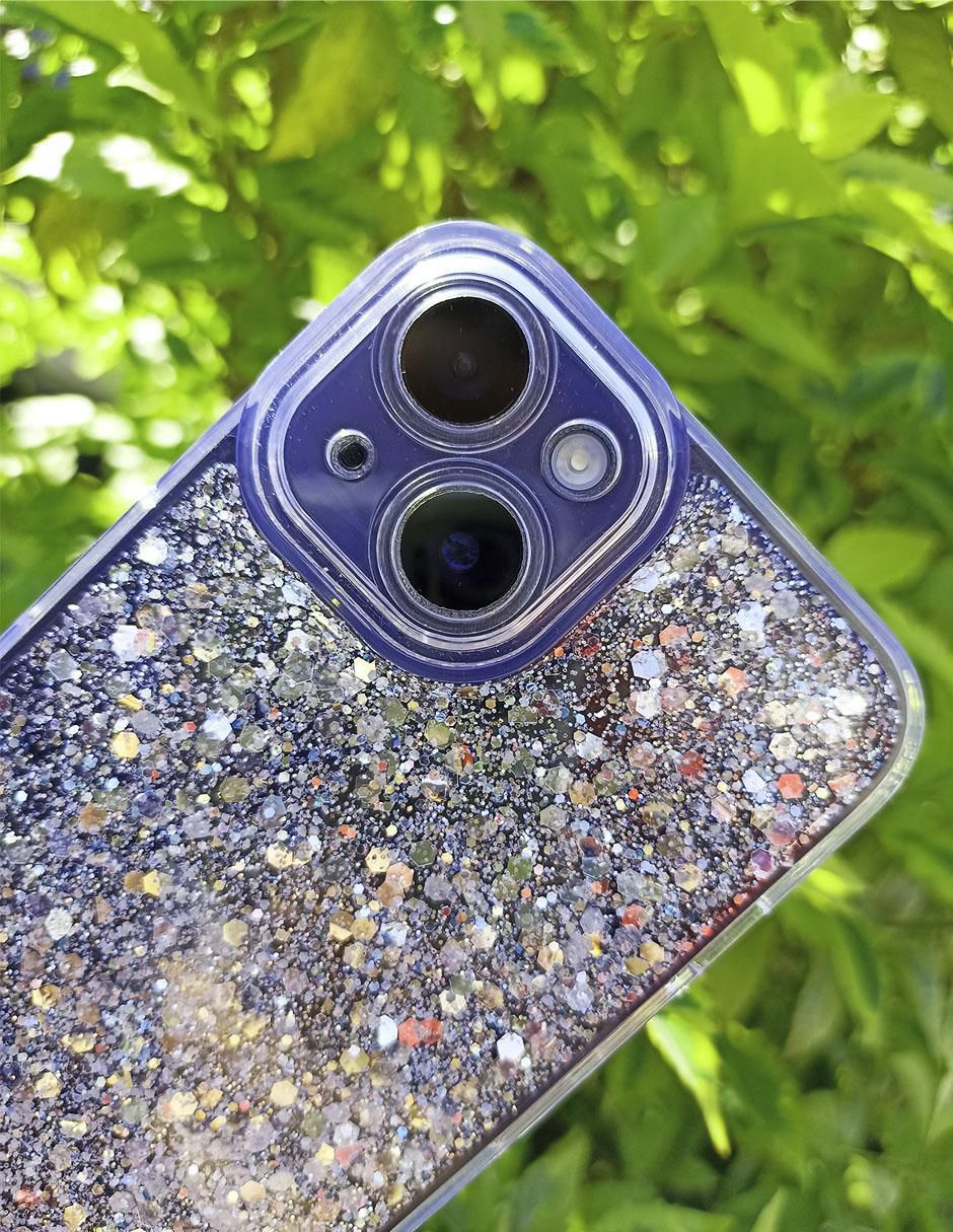 Funda para iPhone 15 Plus Glitter de plástico