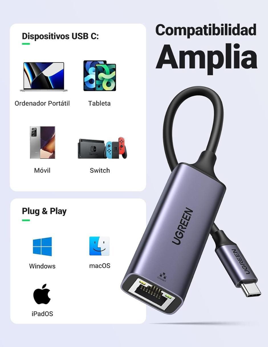 Adaptador tipo C 4