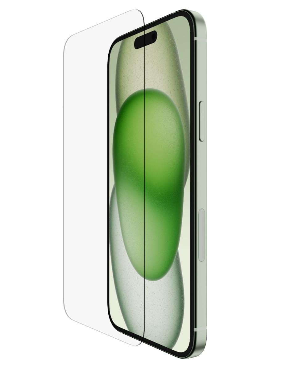 Mica celular Belkin iPhone 15 Plus y iPhone 14 Pro Max de cristal templado