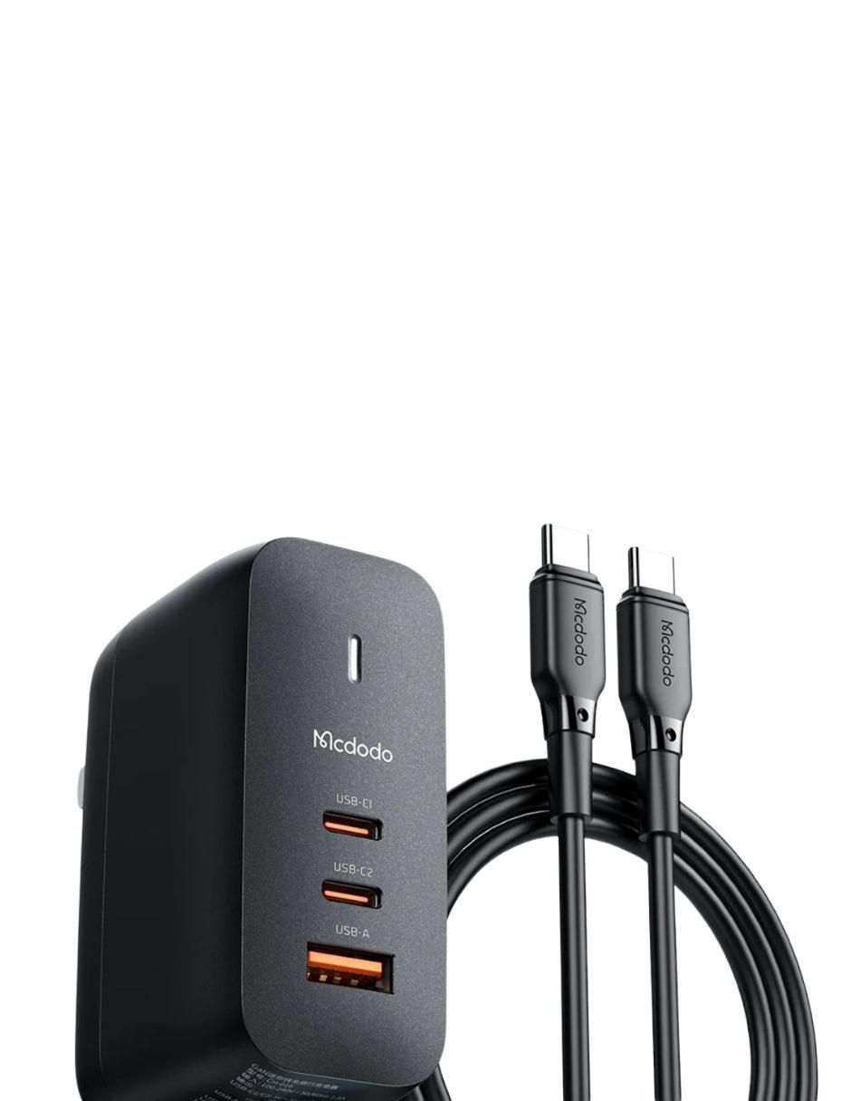 Cargador pared USB + USB tipo C