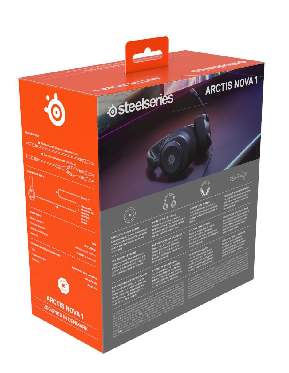 Audífonos gamer Arctis Nova 1 7
