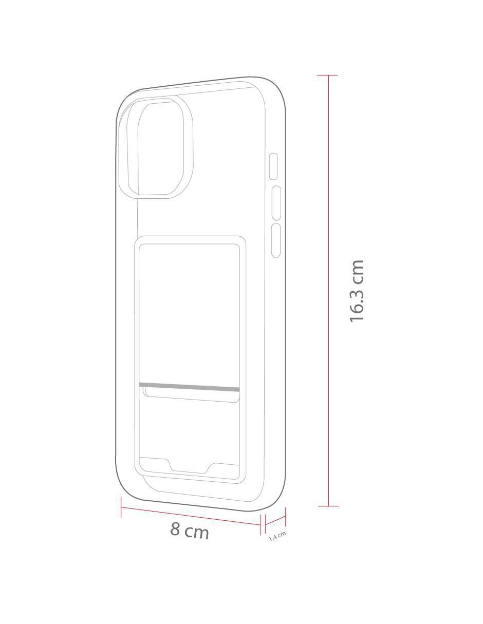 Funda para iPhone 15 Pro Max Air Fender ID de TPU 3