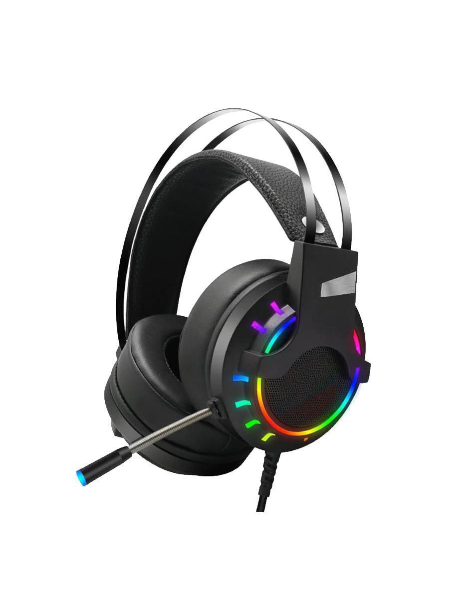 Audífonos gamer Over-Ear Sc-Dmx-43Rgb alámbricos con cancelacion de ruido Audífonos gamer Over-Ear Sc-Dmx-43Rgb alámbricos con cancelacion de ruido