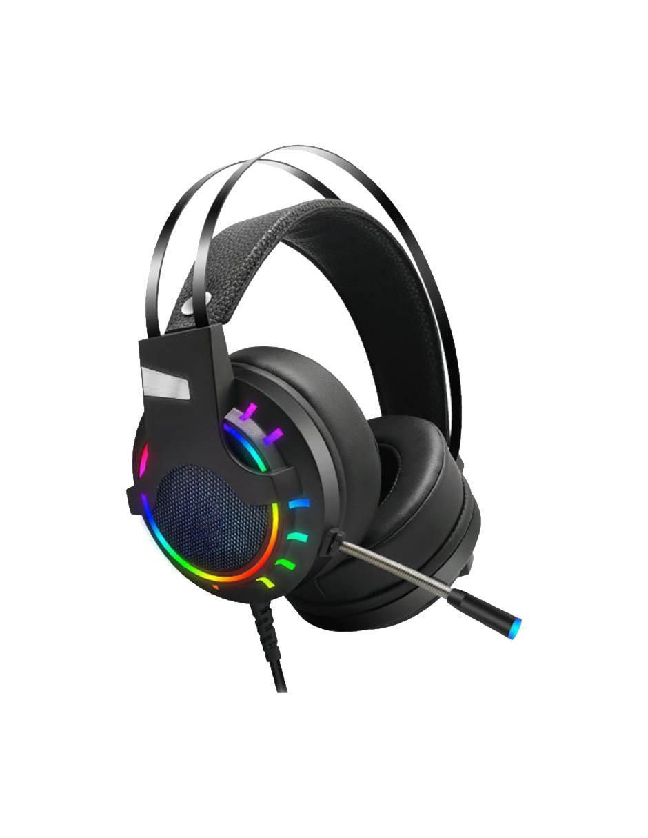 Audífonos gamer Over-Ear Sc-Dmx-43Rgb alámbricos con cancelacion de ruido 3