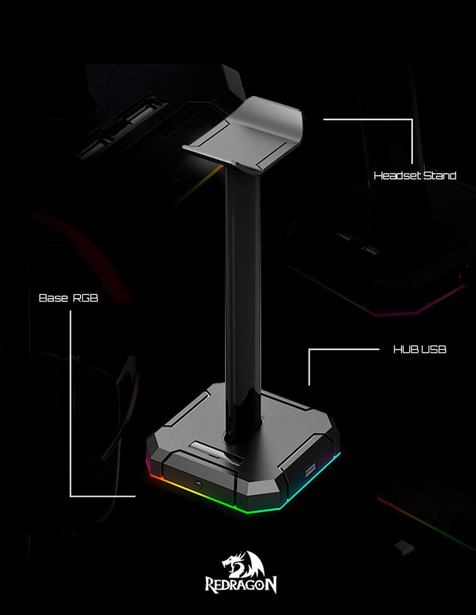 Soporte para audífonos gamer Redragon