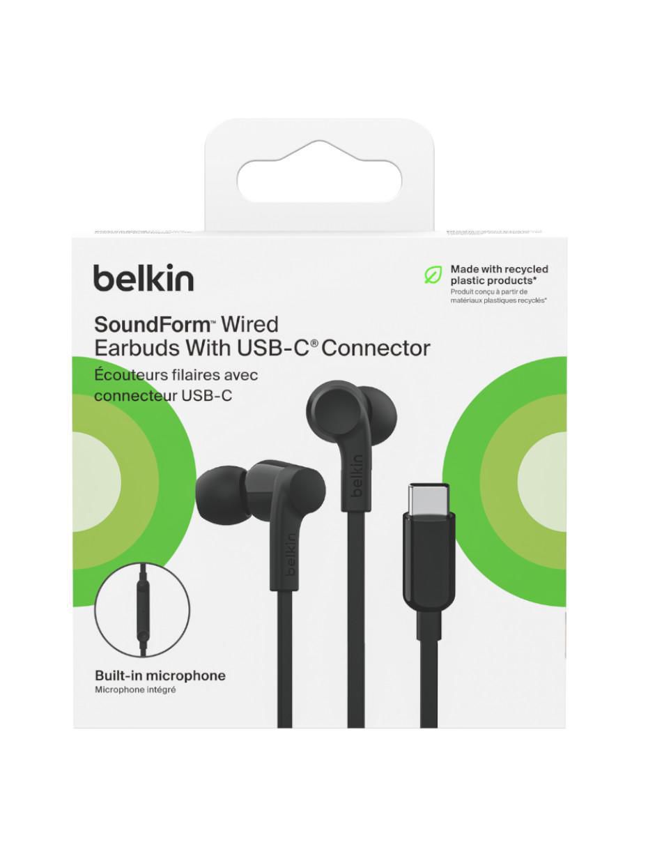 Audífonos In-Ear Belkin Sounform alámbricos