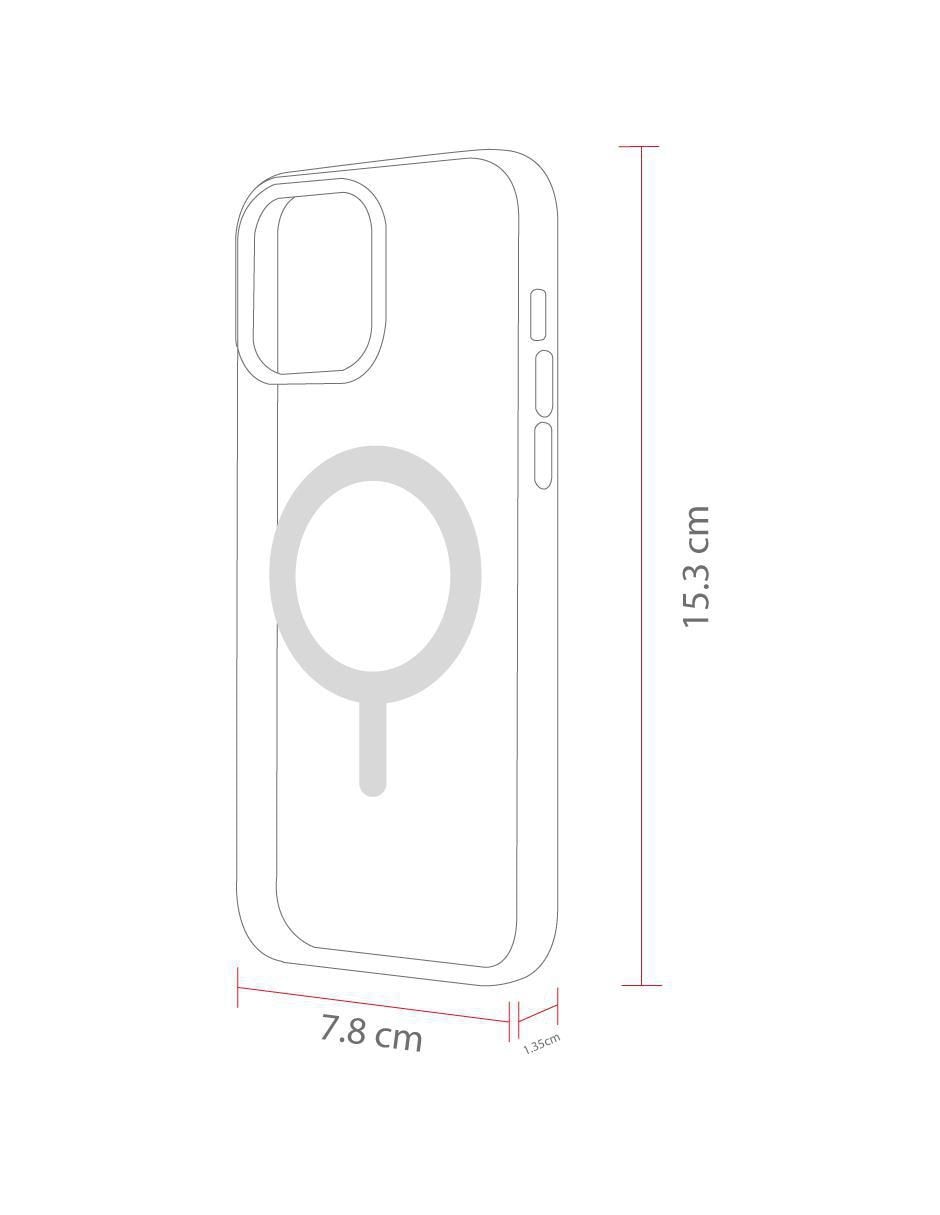 Funda para iPhone 15 Combat Duo MagClick de policarbonato