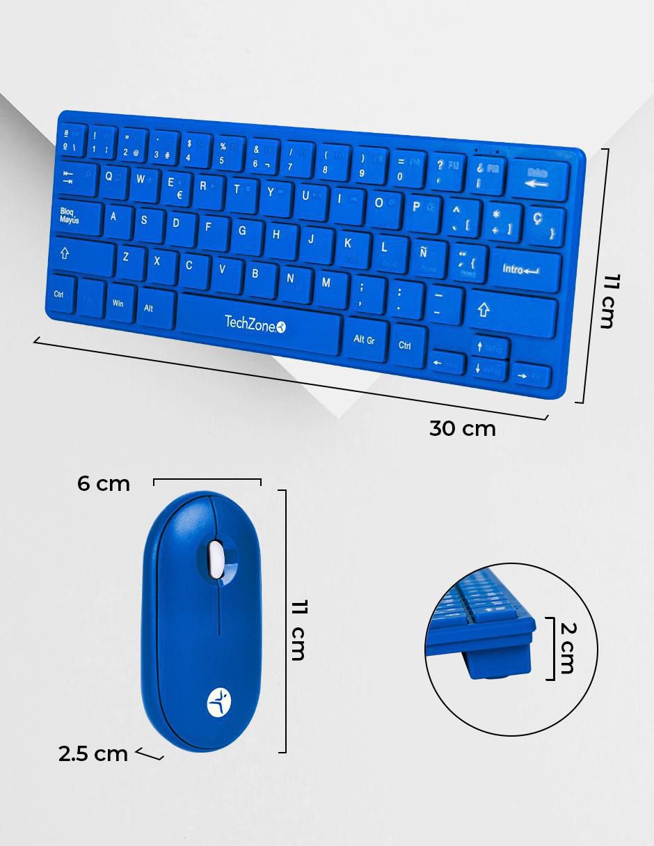 Mouse y teclado Techzone TZACCBI