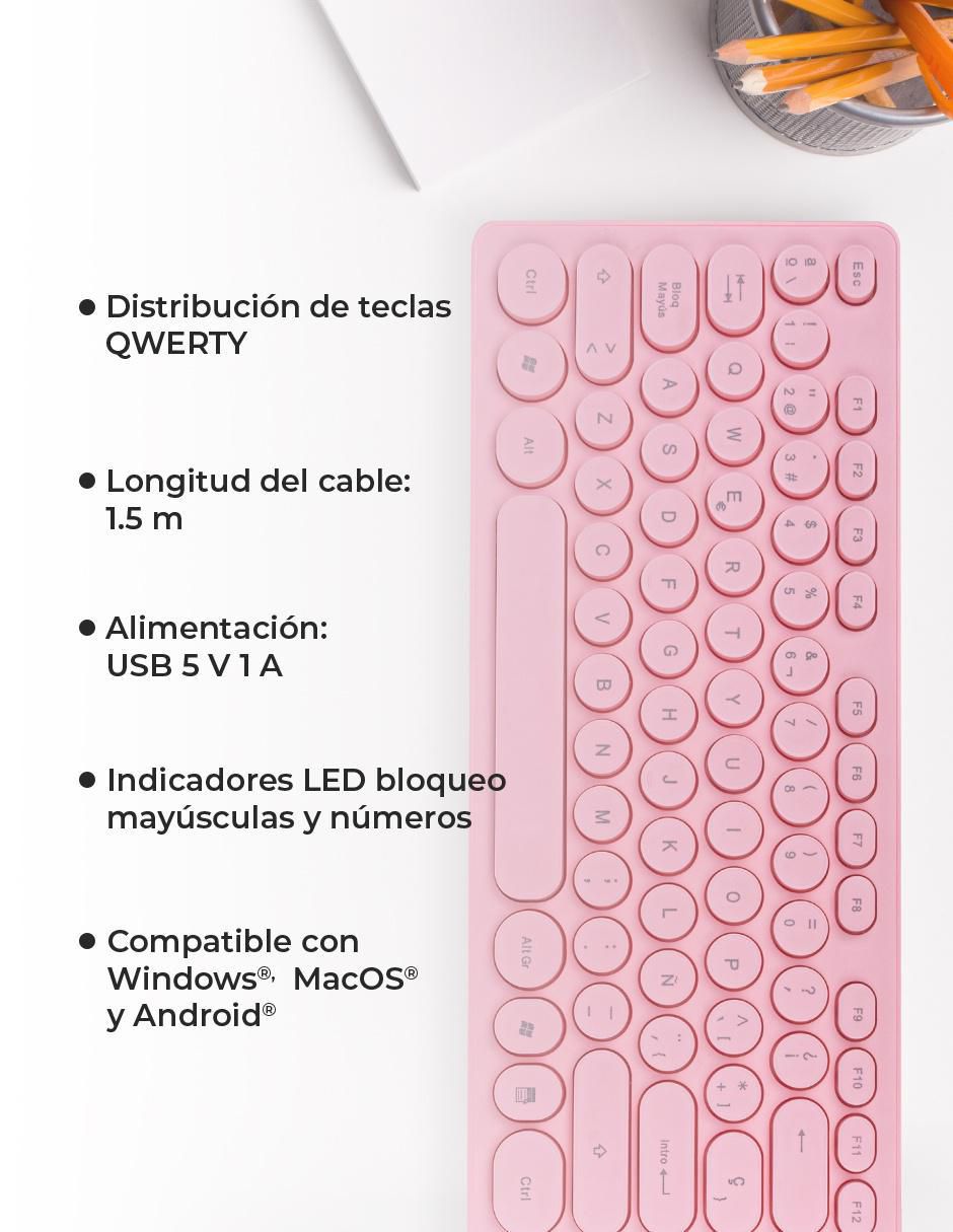 Mouse y teclado Tzactca 6