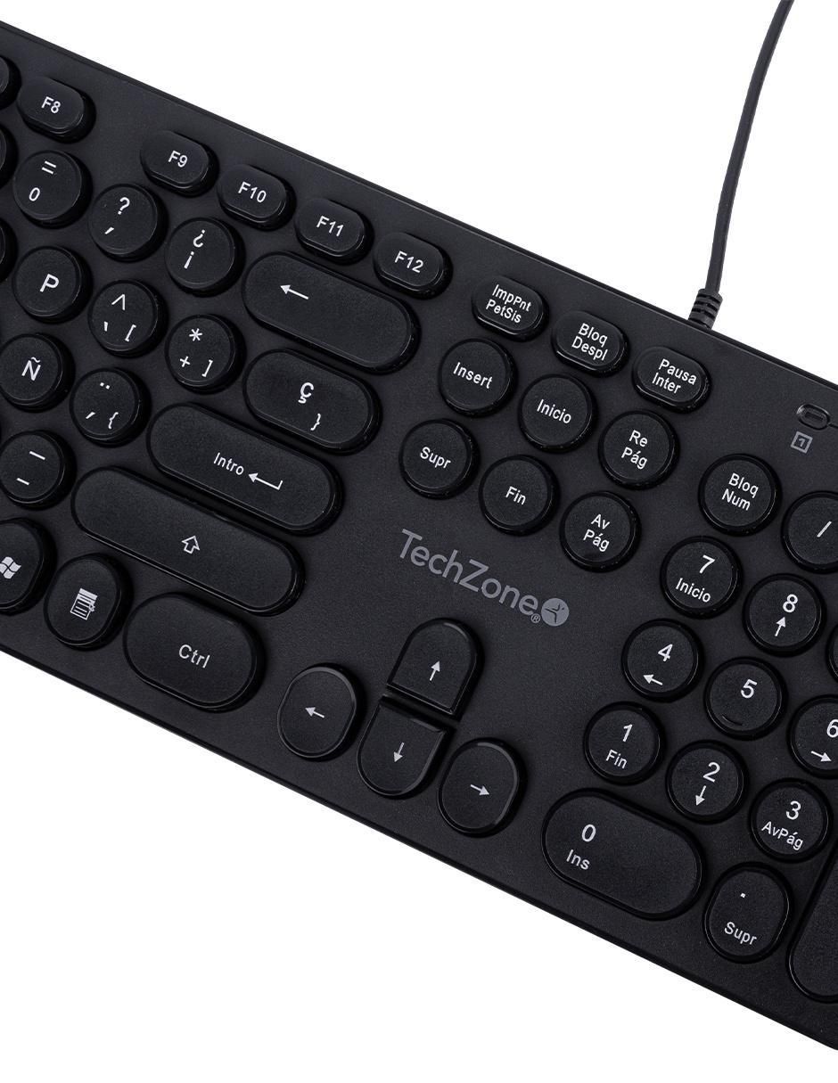 Mouse y teclado Techzone Tzactca