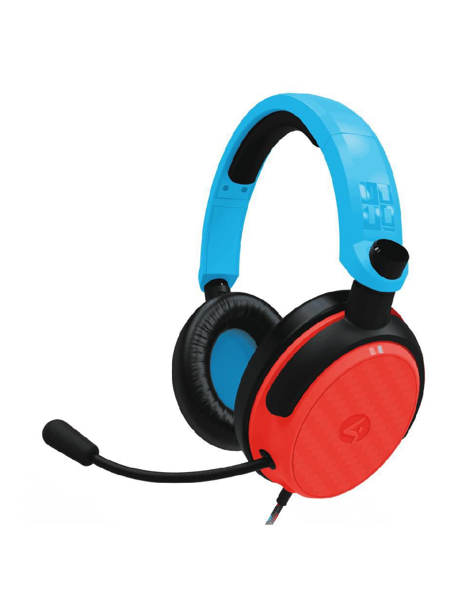 Audífonos gamer C6-100Blu-Red-4G