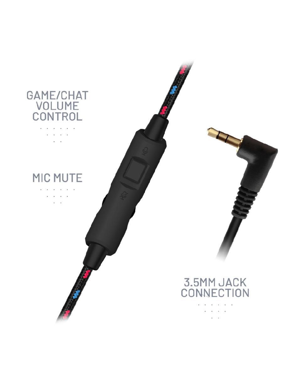 Audífonos gamer C6-100Blu-Red-4G 5