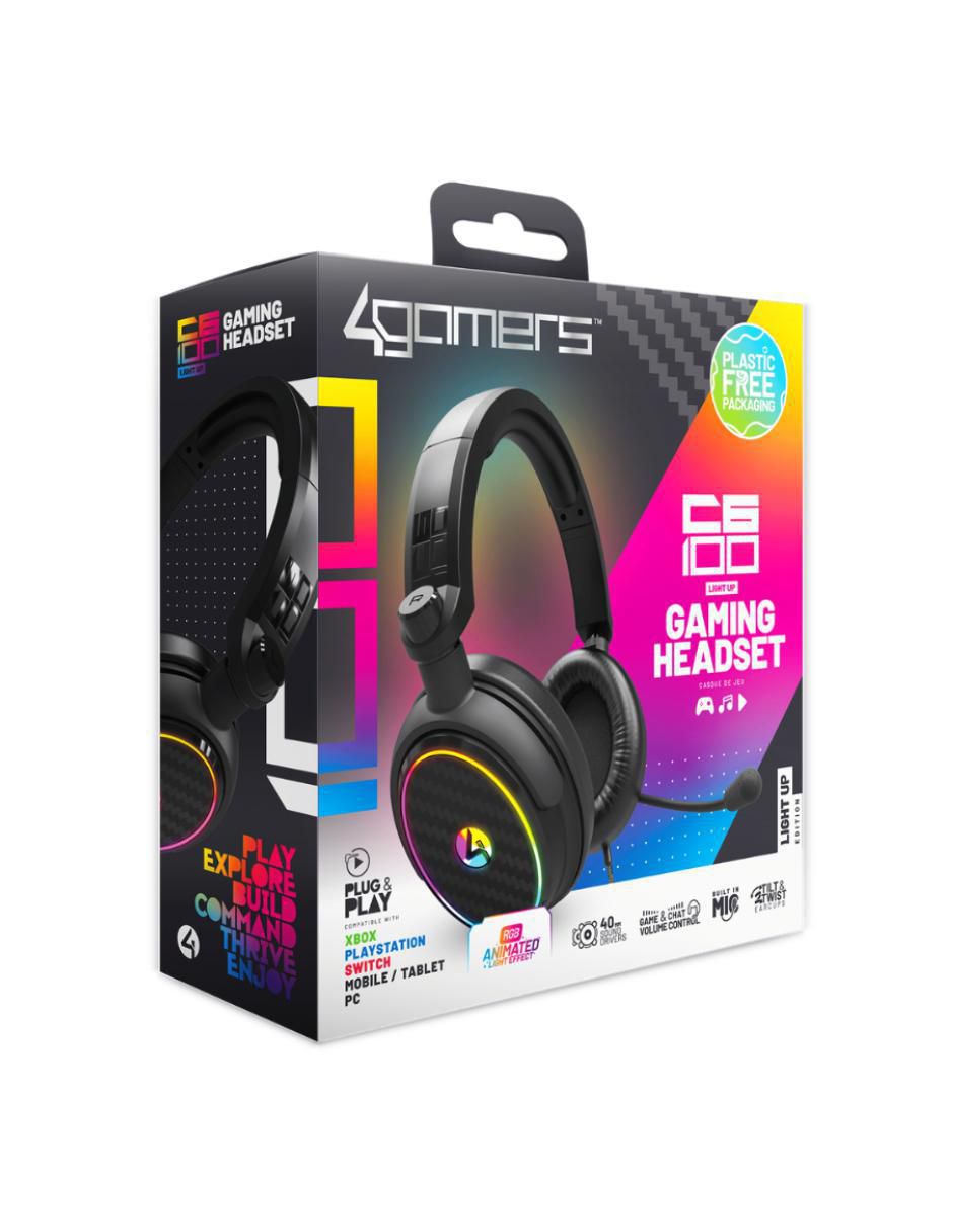 Audífonos gamer C6-100Led-4G 2