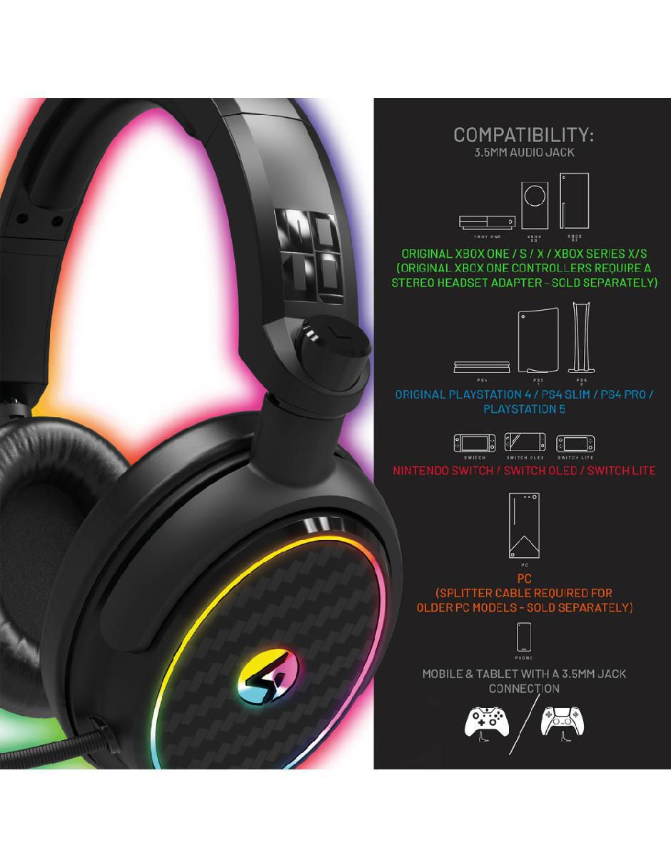 Audífonos gamer C6-100Led-4G 3