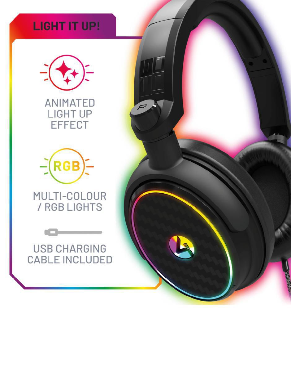 Audífonos gamer C6-100Led-4G 4
