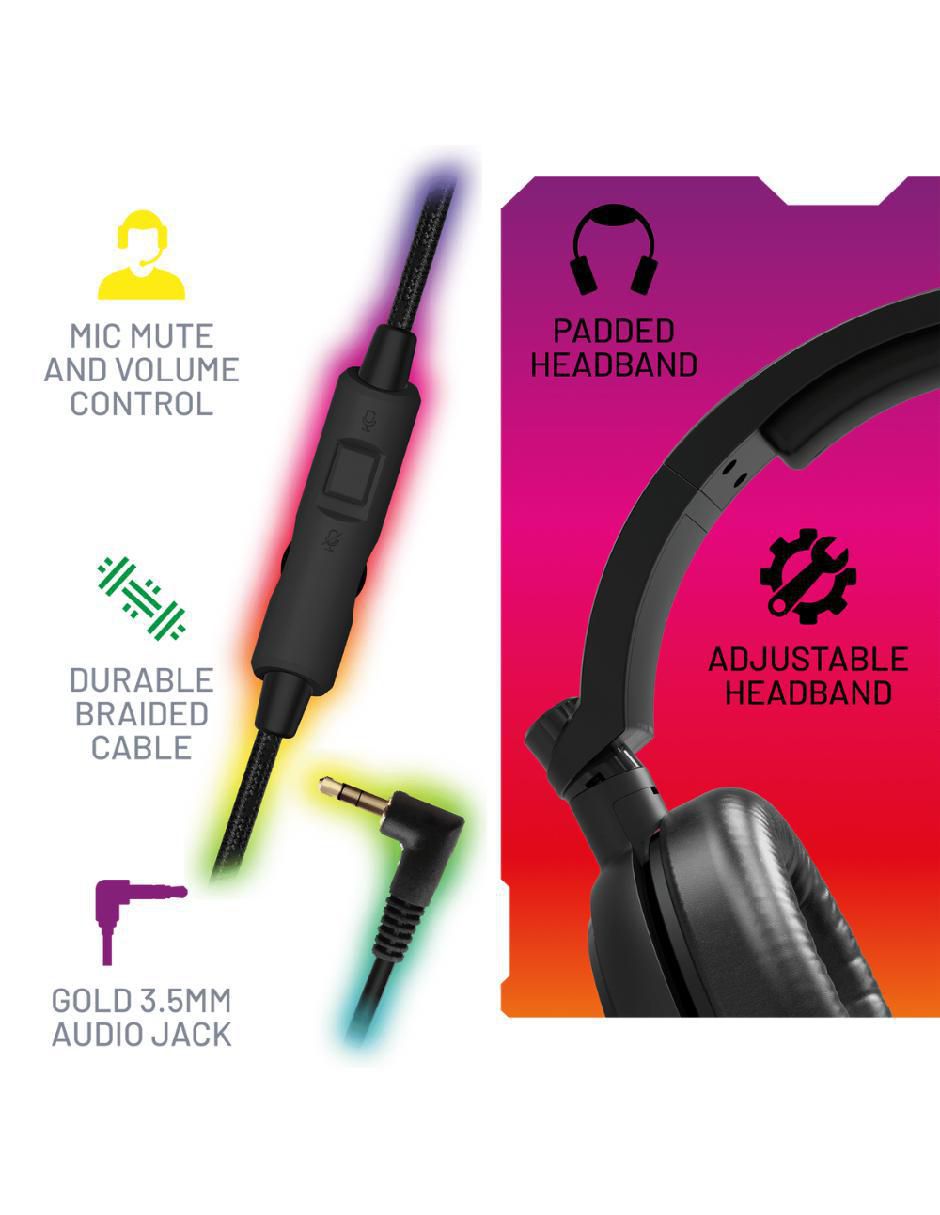 Audífonos gamer C6-100Led-4G 5