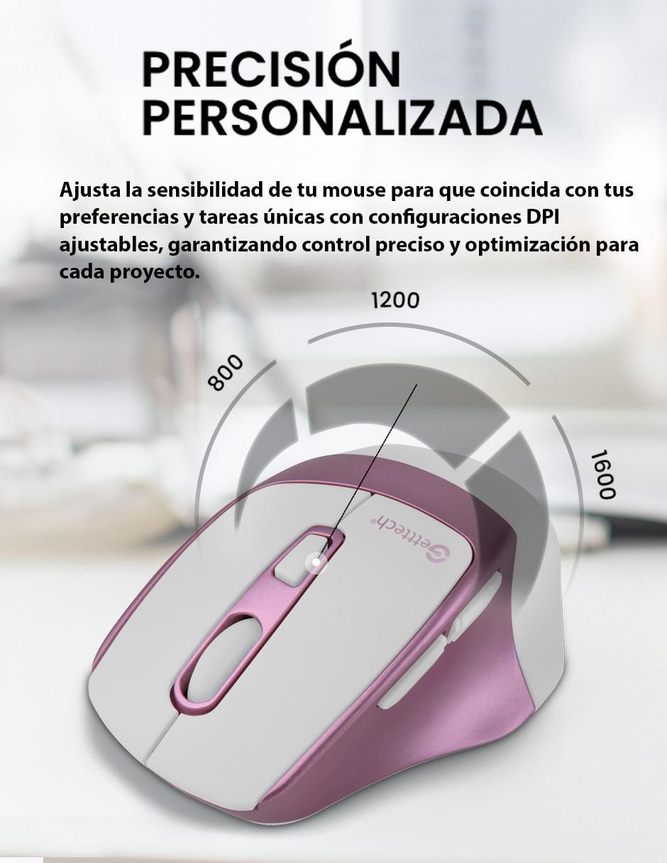 Mouse Gamer Inalámbrico ggm-stdbw-01-pk_6d 2