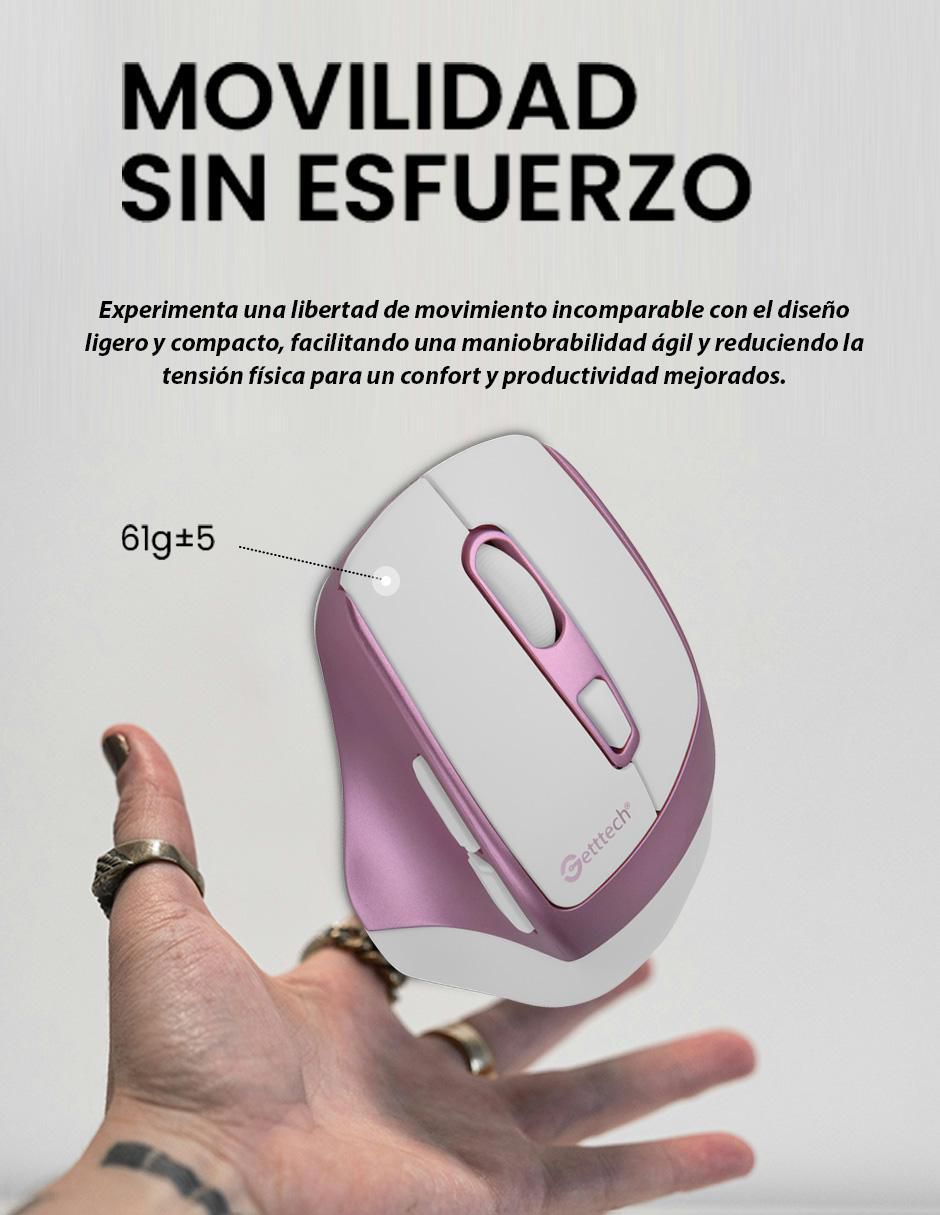 Mouse Gamer Inalámbrico ggm-stdbw-01-pk_6d 3