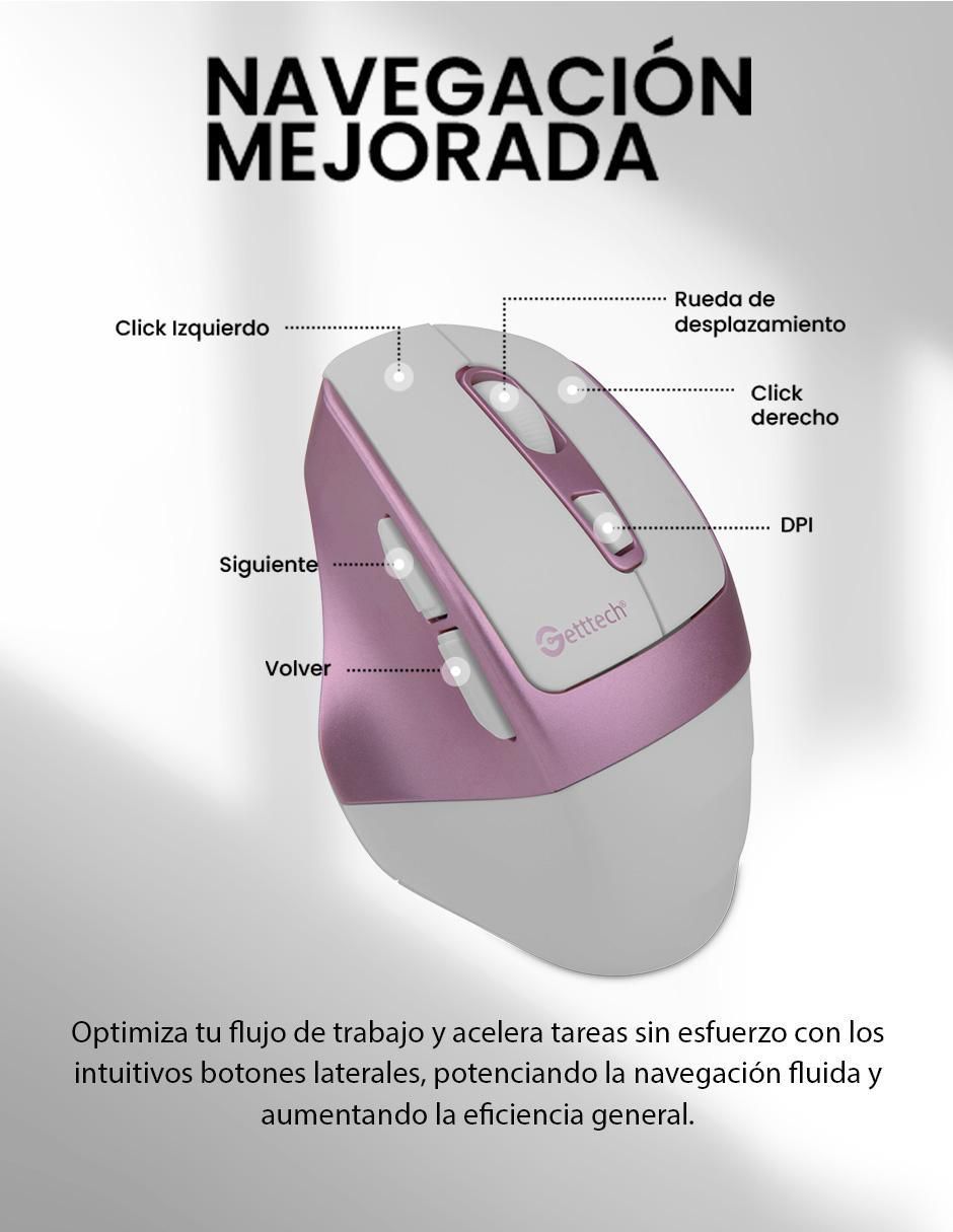Mouse Gamer Inalámbrico ggm-stdbw-01-pk_6d 4