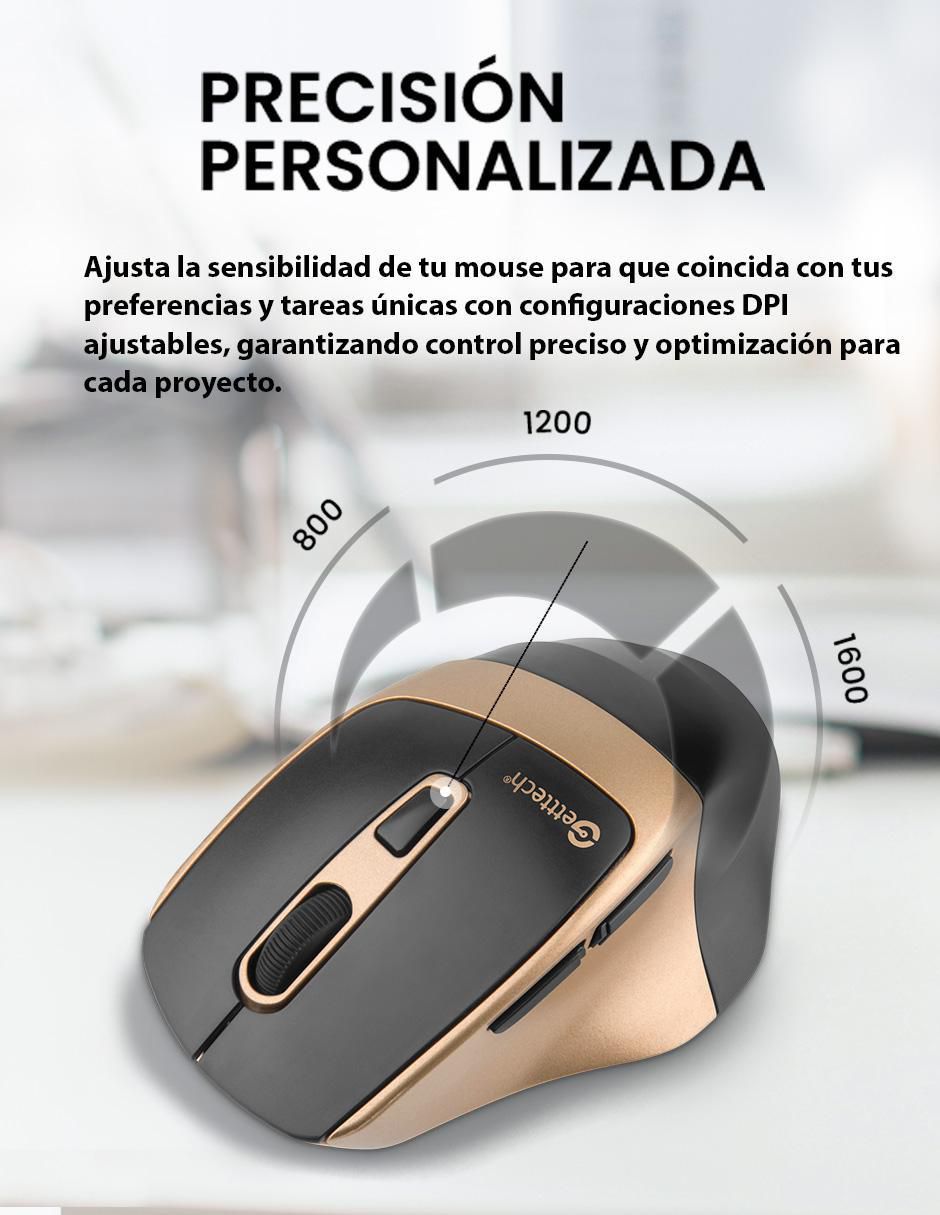 Mouse Gamer Inalámbrico Getttech ggm-stdbw-01-gd_6d