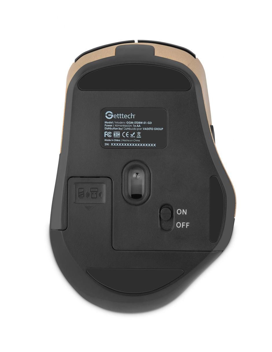 Mouse Gamer Inalámbrico Getttech ggm-stdbw-01-gd_6d