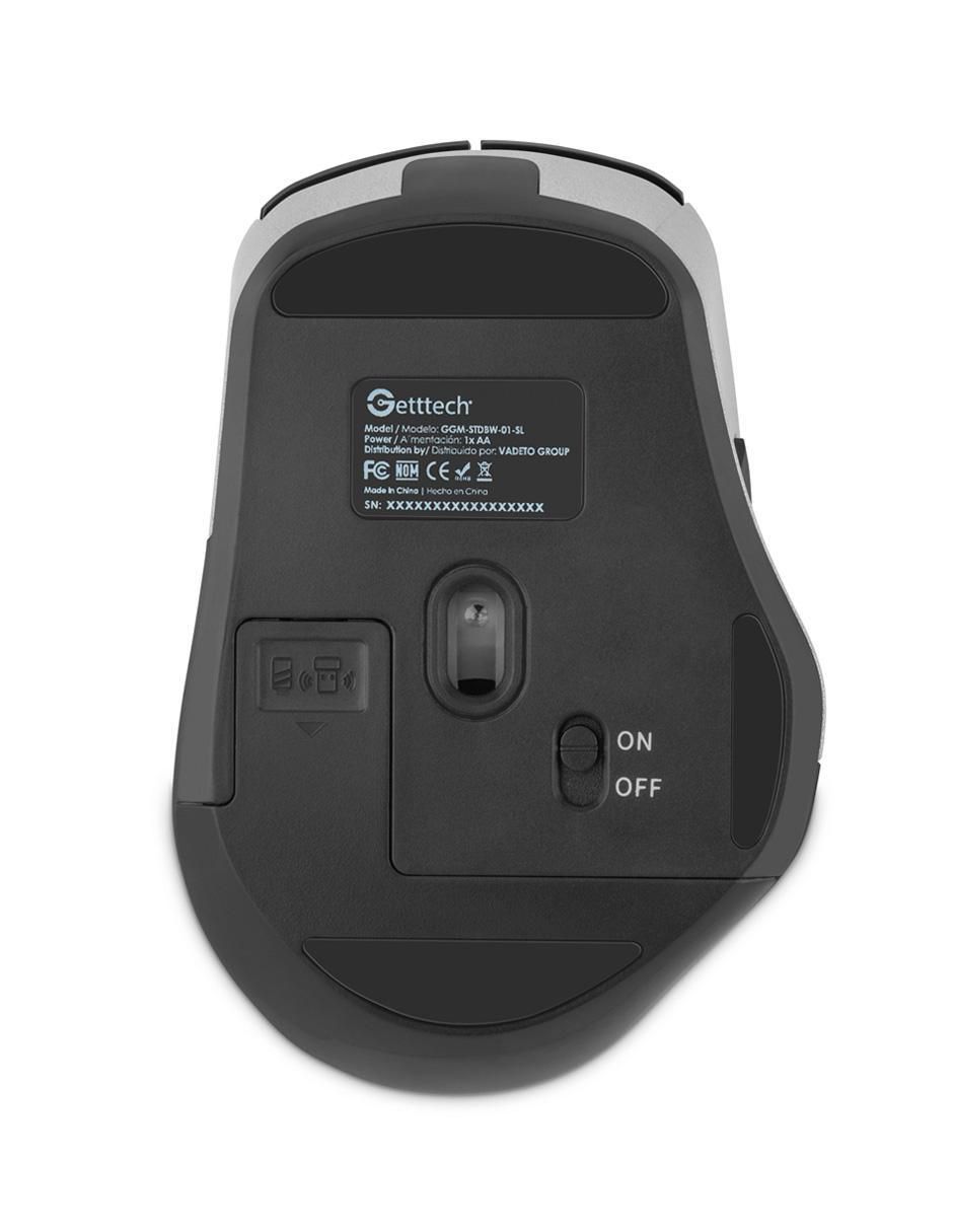 Mouse Gamer Inalámbrico Getttech ggm-stdbw-01-sl_6d