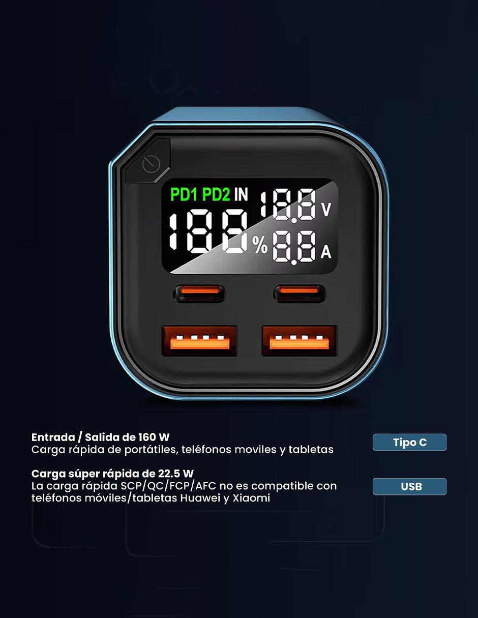 Batería portátil KLID HOME 30000 mAh