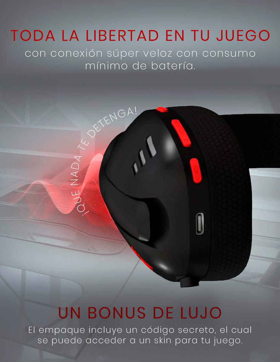 Audífonos gamer inalámbricos Ire Mlbb