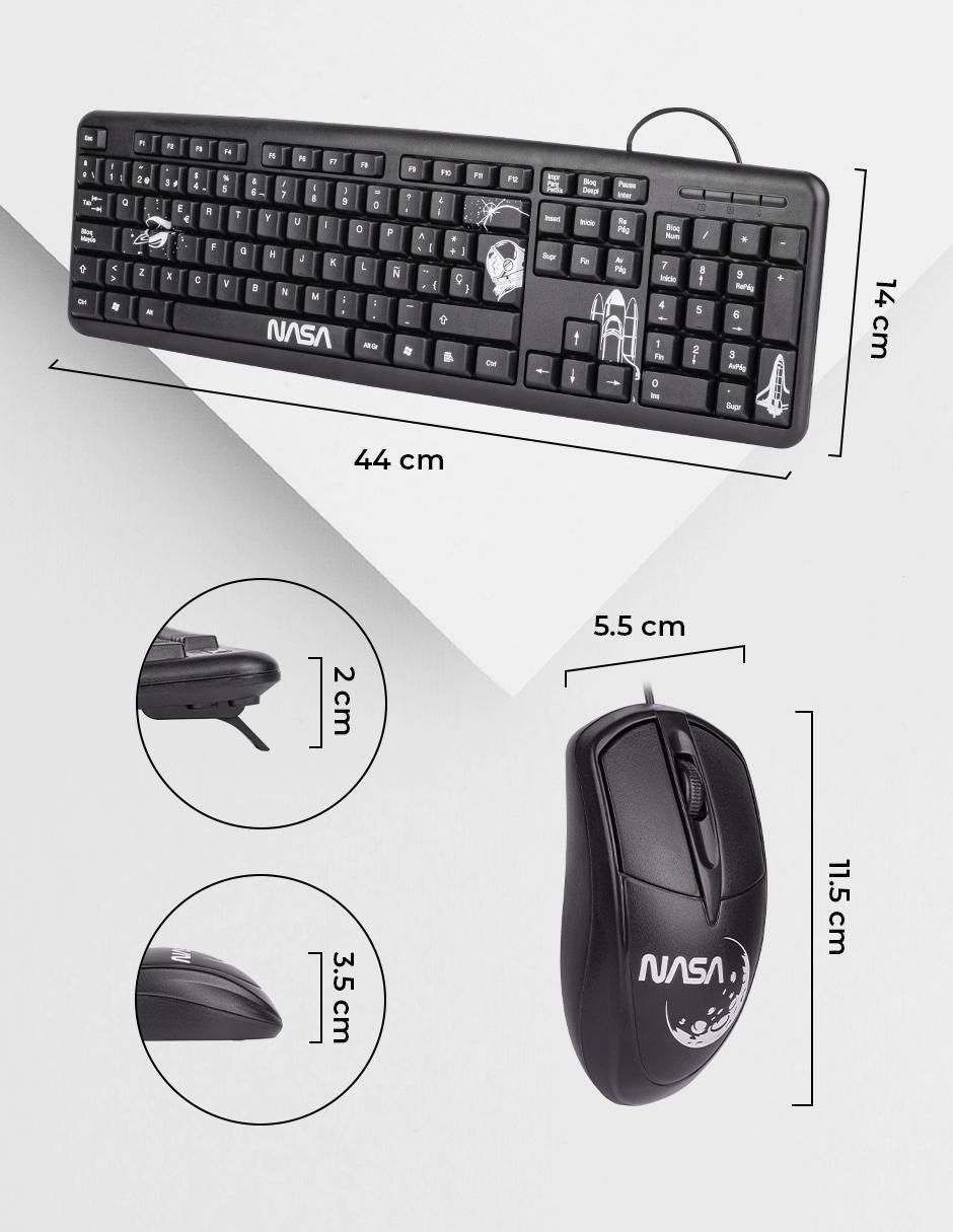 Mouse y teclado Techzone NSACCBA01
