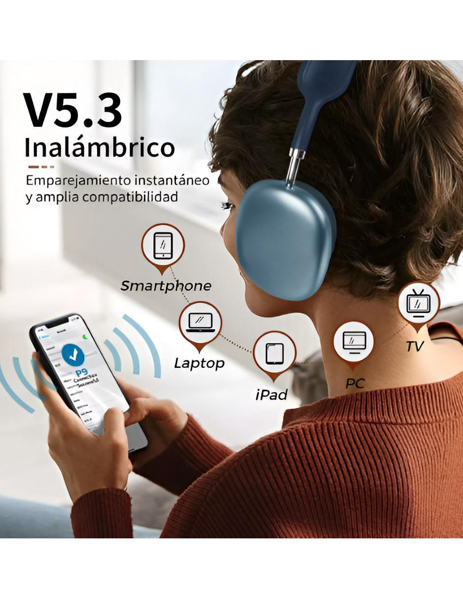 Audífonos gamer inalámbricos Anr889 4