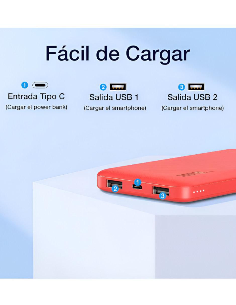 Batería portátil WÜND 10000 mAh ANR923