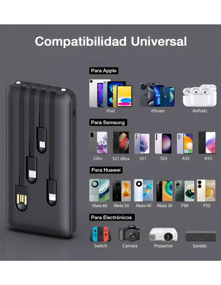 Batería portátil WÜND 10000 mAh ANR932