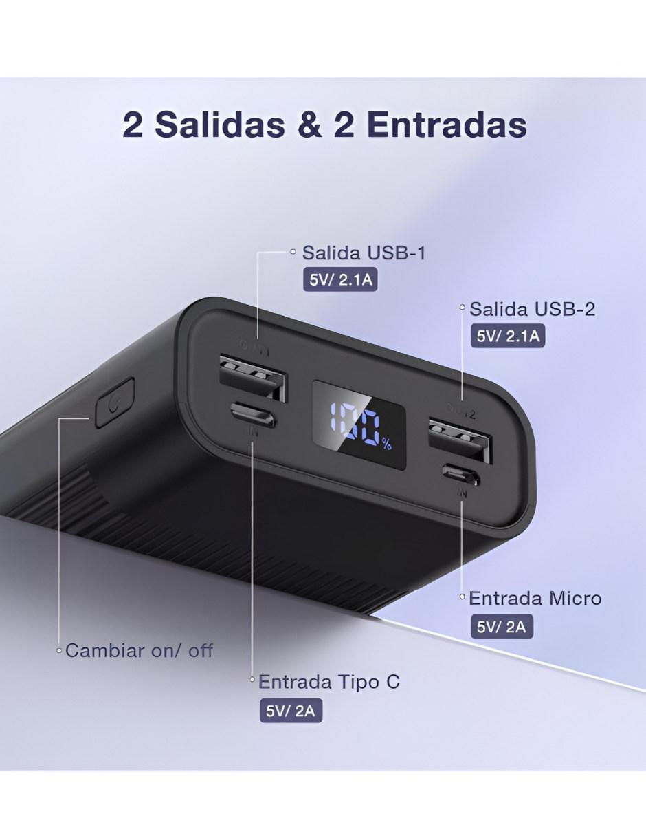 Batería portátil WÜND 20000 mAh ANR935