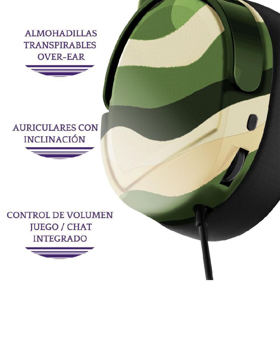 Audífonos gamer alámbricos Xp-Panther-Wf-B-4G 4